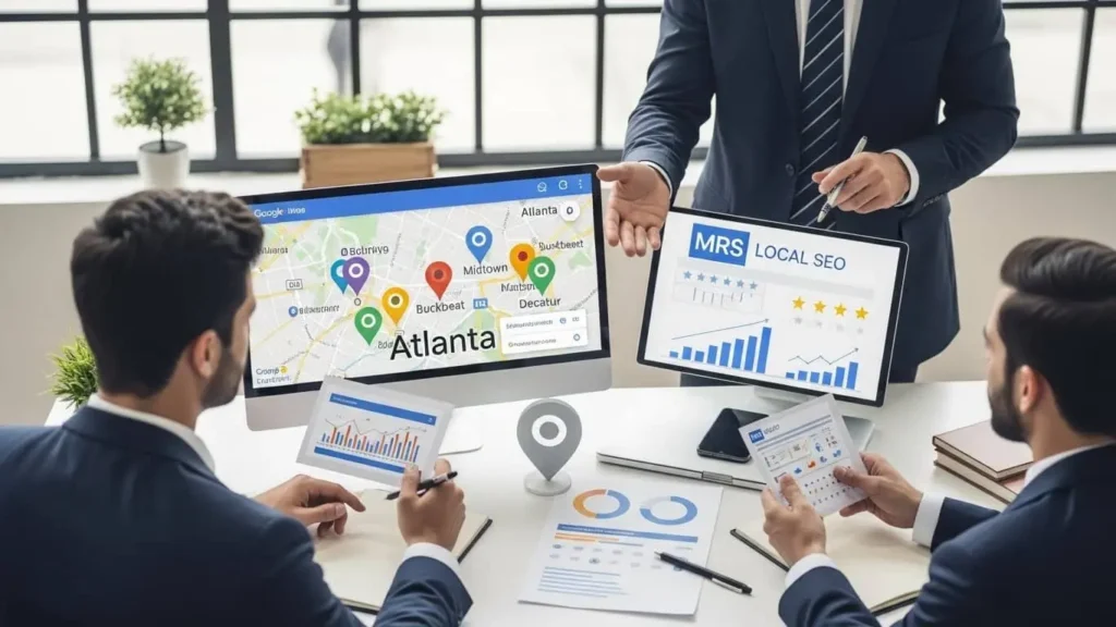 Local SEO strategy in Atlanta by MRS Local SEO for small businesses
